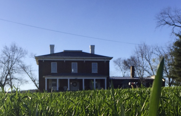 Tennessee cattle farmhouse. 